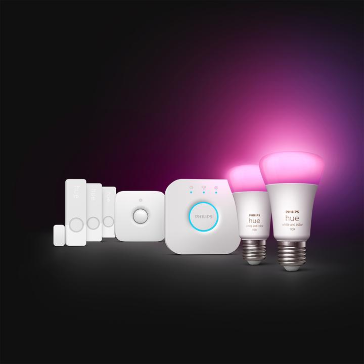 Image du produit Philips Hue Bundle de capteurs Secure (1100 lm, E27)