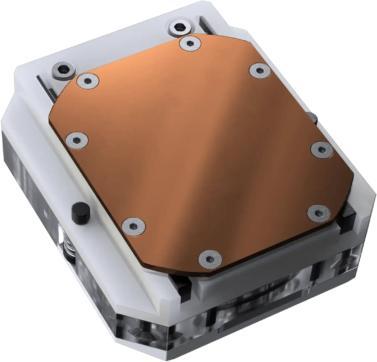 Produktbild Phanteks Glacier EZ-Fit 450CPU CPU-Wasserkühler, RGB - weiss