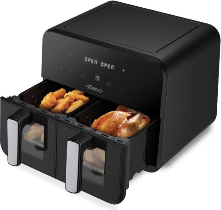 Produktbild Koenig Doppel-Heissluftfritteuse Quick & Pure 5