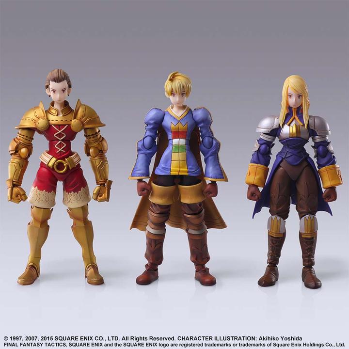 Actual product image Square Enix Final Fantasy Tactics Bring Arts action figure Agrias Oaks 14 cm