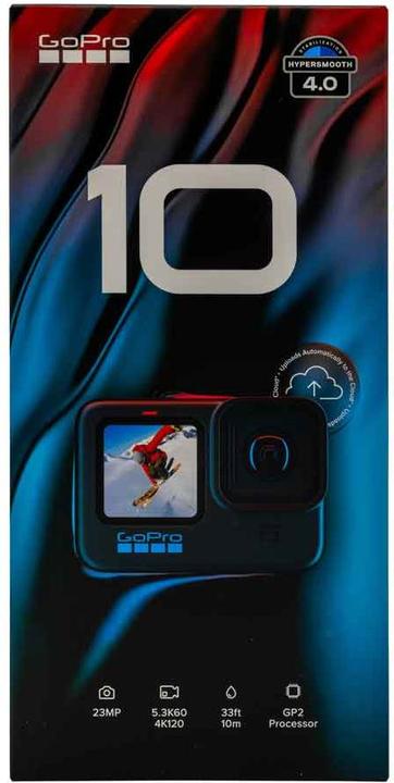Image du produit GoPro HERO10 Black (60p, Bluetooth, WiFi)
