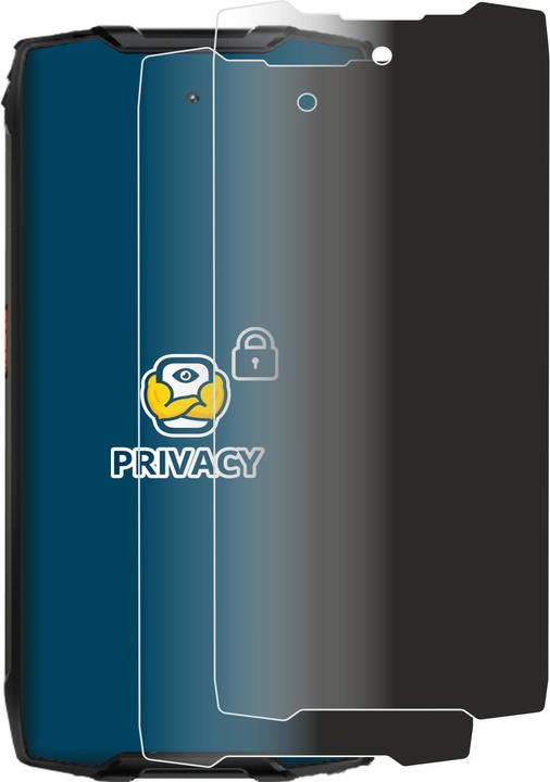 Productafbeelding BROTECT Anti-spionnetje privacyfolie Beschermfolie tegen blauw licht (2 Stuk, Blackview BV9300)
