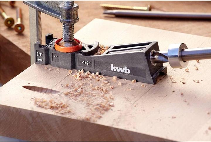 Produktbild kwb Taschenloch Bohrschablone (1 Stk.)