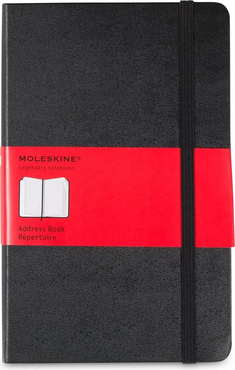 Actual product image Moleskine Address book lined, hard cover (A5, Lined, Hardcover)