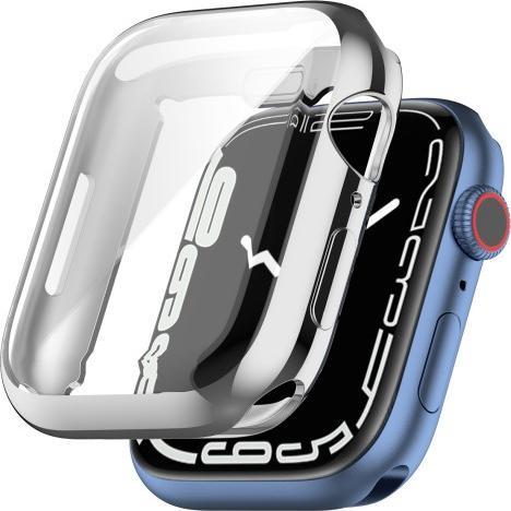 Actual product image Cover-Discount Apple Watch 45mm - Rubber Protection Case silver