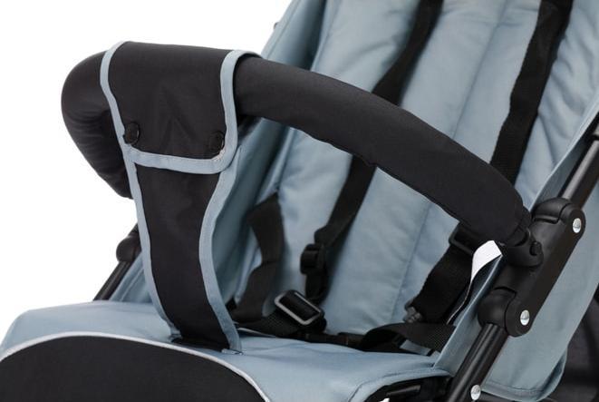 Produktbild Mica Liegebuggy Glider - schwarz/hellgrau