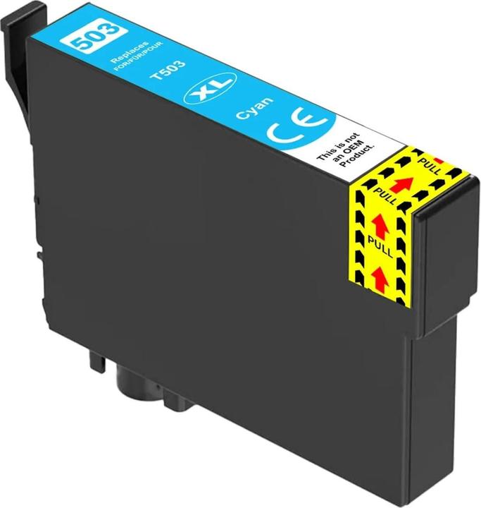 Actual product image Hermex Kompatible Tintenpatrone XL für Epson WorkForce WF-2960DWF (C)