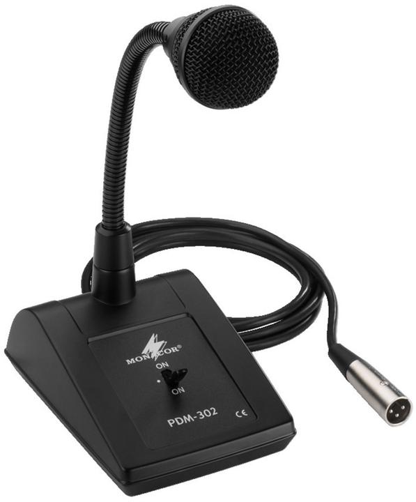 Image du produit Monacor Microphone de table ELA PDM-302