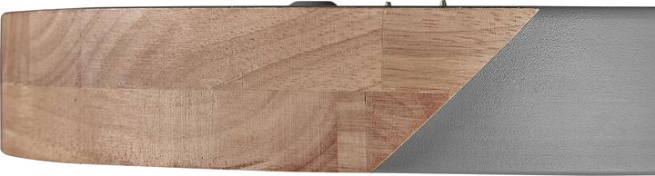 Image du produit Beliani Plafonnier LED gris / bois clair rond PATTANI (1400 lm)