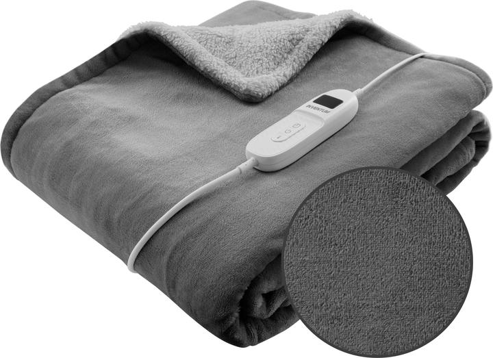 Actual product image Inventum HB180G - Electrical omslagdeken - 180x130 cm - Grijs