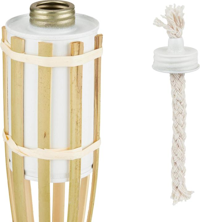 Actual product image Relaxdays 16x bamboo torch