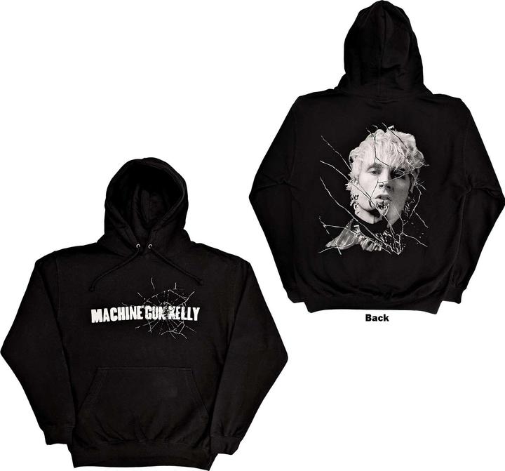 Actual product image Machine Gun Kelly Cracked Glass (Hoodie) (XL)
