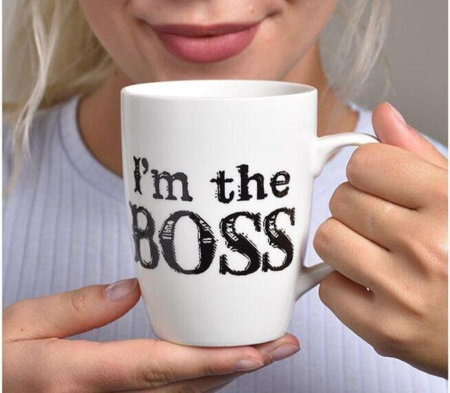 Produktbild G. Wurm Kaffeetasse 2er Set, Boss, 250 ml, 2 Stück, Weiss (250 ml, 2 x)