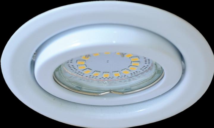 Immagine prodotto Tracon Einbauleuchte für Spotlampen, schwenkbar, weiss