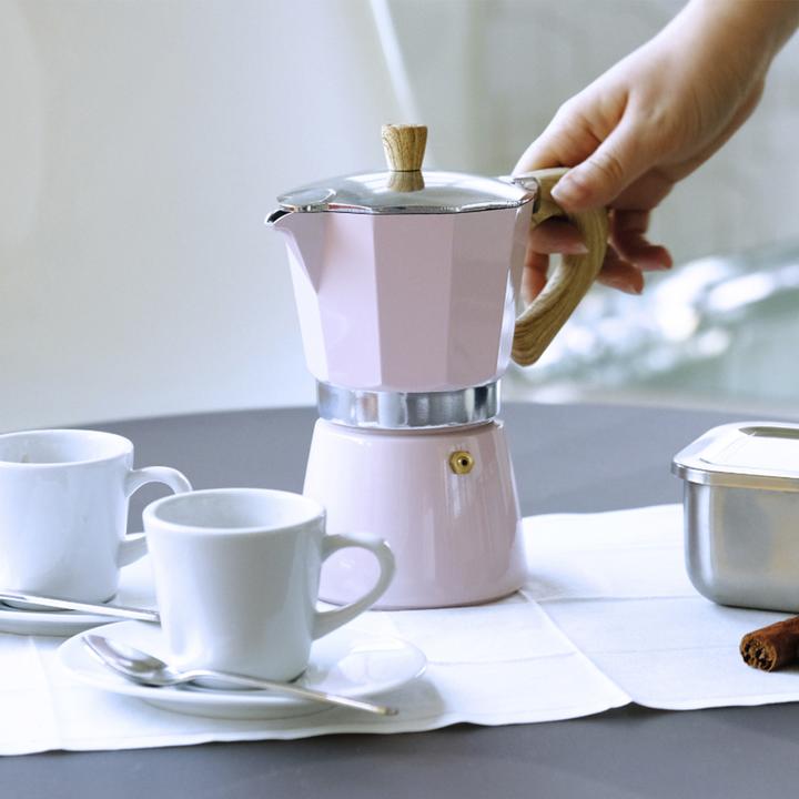 Immagine prodotto Profino Venezia - Macchina per caffè espresso, rosa, 9 tazze (9 T.)