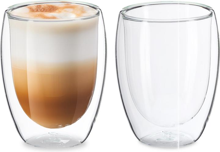 Actual product image Relaxdays Latte macchiato mugs (350 ml, 2 x)