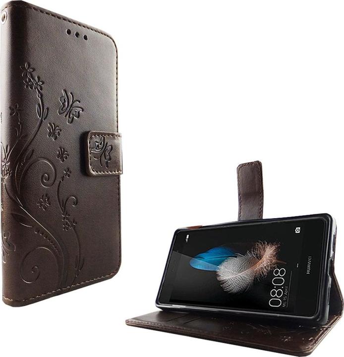 Produktbild König Design Hülle Handy Schutz für Huawei P8 Lite Case Cover Tasche Wallet Etui Handyhülle (Huawei P8 Lite)