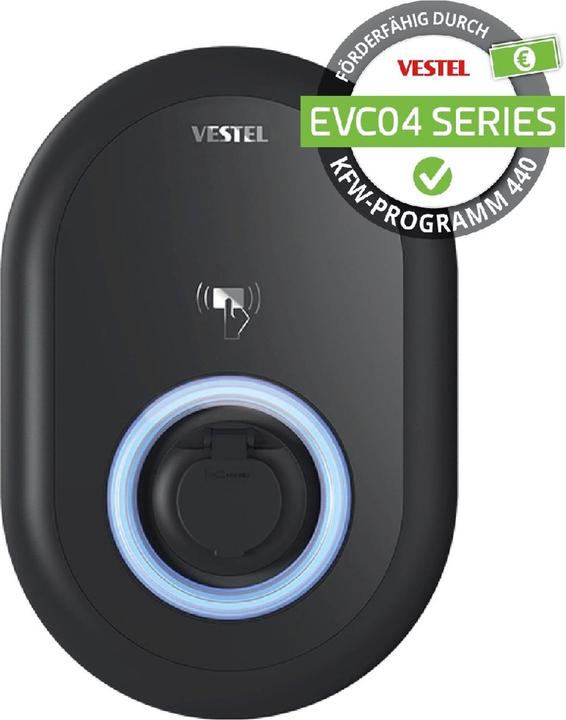 Image du produit Vestel EVC04 (Type 2, 11 kW, 16 A, Câblé en dur)