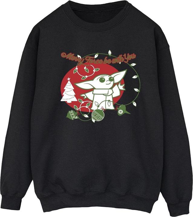 Star Wars Baby Yoda Force Be With You Sweatshirt (L)