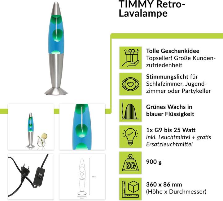 Image du produit Licht-Erlebnisse Timmy (210 lm, G9)