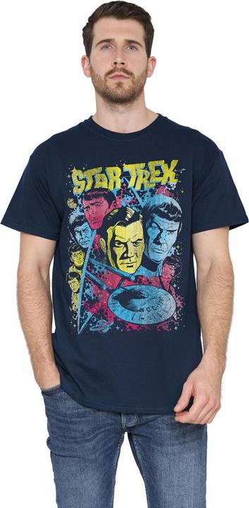 Actual product image Mens Classic Crew Illustrated T-Shirt (5XL)