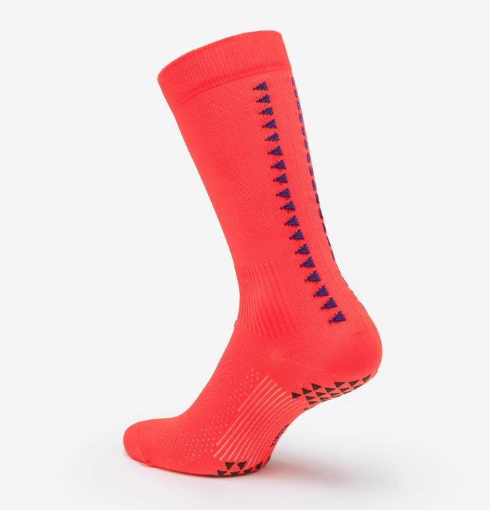 Kipsta Fussball Stutzen halbhoch mit Socken rutschfest - VIRALTO II rosa