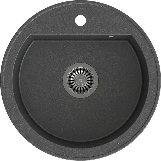 Immagine prodotto Steiner CUBA 210 Lavello in granito nero Steingran, 1 vasca b