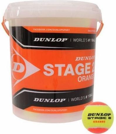 Immagine prodotto Dunlop Palline da tennis STAGE 2 Orange 60-bucket ITF