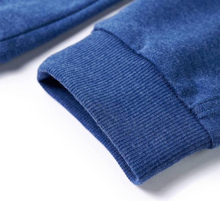 Immagine prodotto VidaXL Pantaloni della tuta da ginnastica per bambini blu scuro 140,Materiale: 80 (140)