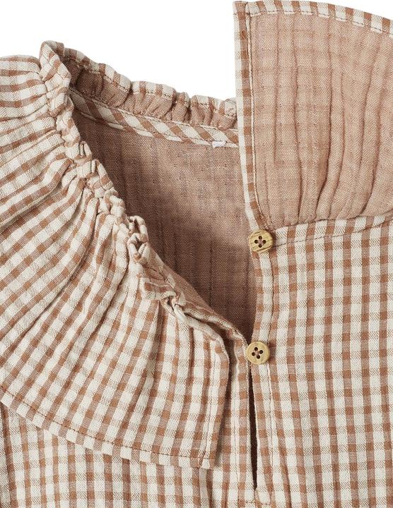 Produktbild Vertbaudet Mädchen Kleid mit Volantkragen (146)