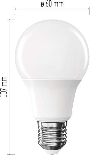 Actual product image Emos LED lamp Classic A60 / E27 / 7 W (60 W) / 806 lm / Warm white (E27, 7 W, 806 lm, 3 x, E)