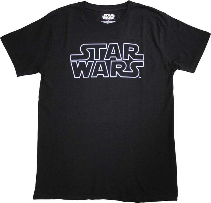 Actual product image Star Wars Unisex Adult Logo T-Shirt (S)