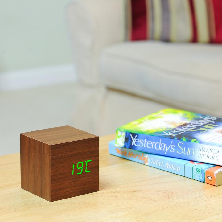 Actual product image Gingko Cube Click Clock