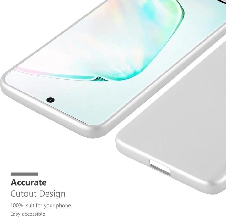 Actual product image Cadorabo TPU Matt Metallic Cover (Samsung Galaxy Note 10)