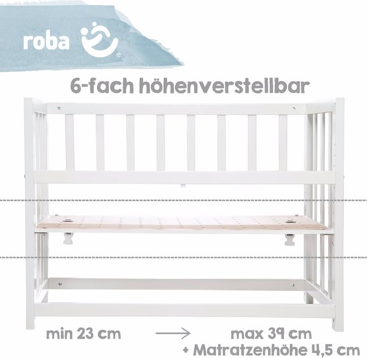 Actual product image Roba Cot 4 in 1 star magic