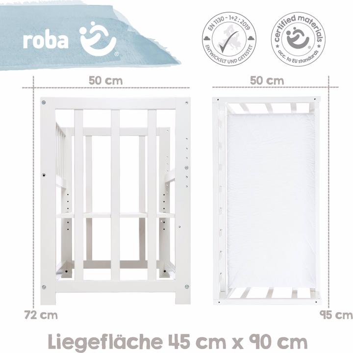 Actual product image Roba Cot 4 in 1 star magic
