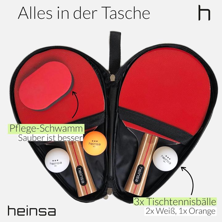 Produktbild Heinsa Tischtennisschläger-Set