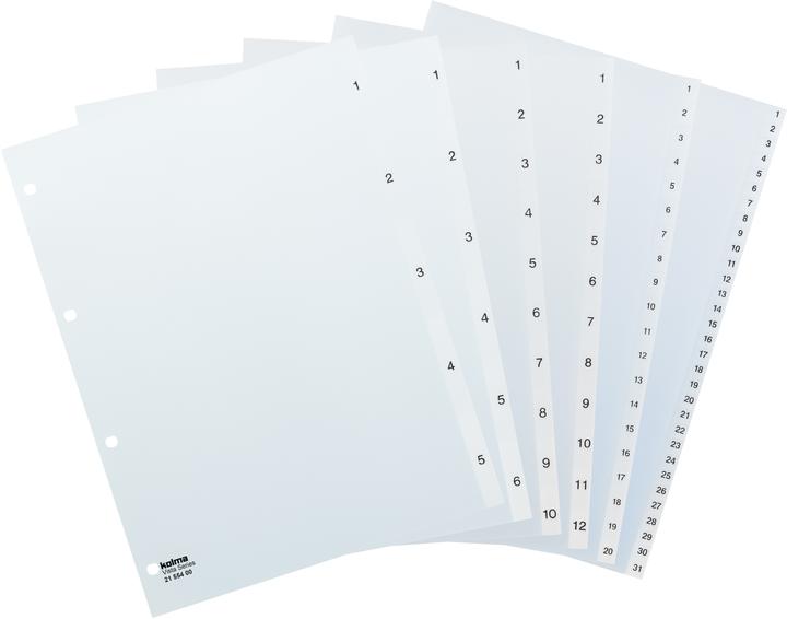 Immagine prodotto Kolma Indice A4 Vista 1-12 12 pezzi trasparente incolore