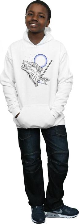 Actual product image Boys Werewolf Line Art Hoodie (152, 158)