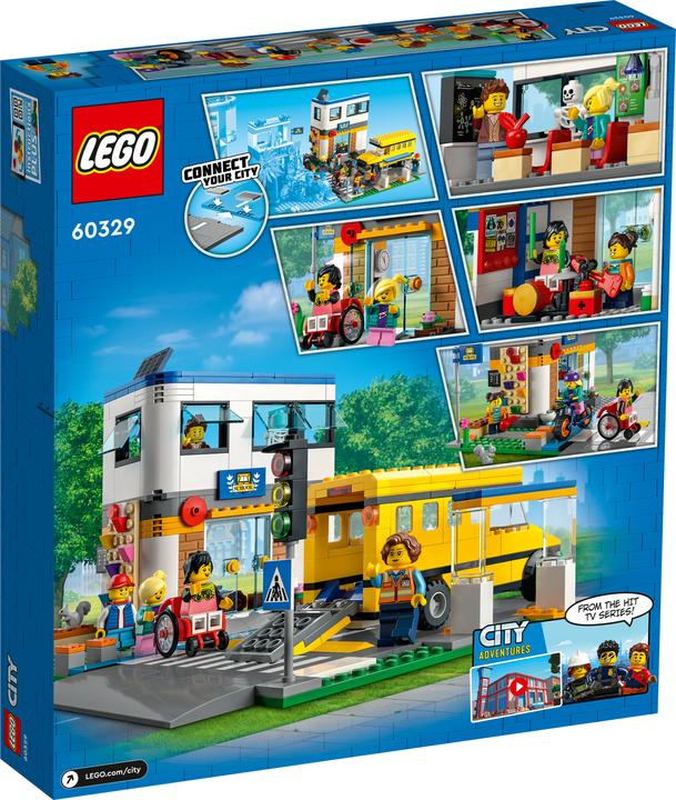 Produktbild LEGO Schule mit Schulbus (60329, LEGO City)