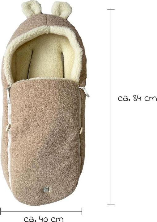 Actual product image Kaiser Fusssäcke für Babyschalen & Babywannen Schurwolle-Fusssack Hukky für Babyschalen