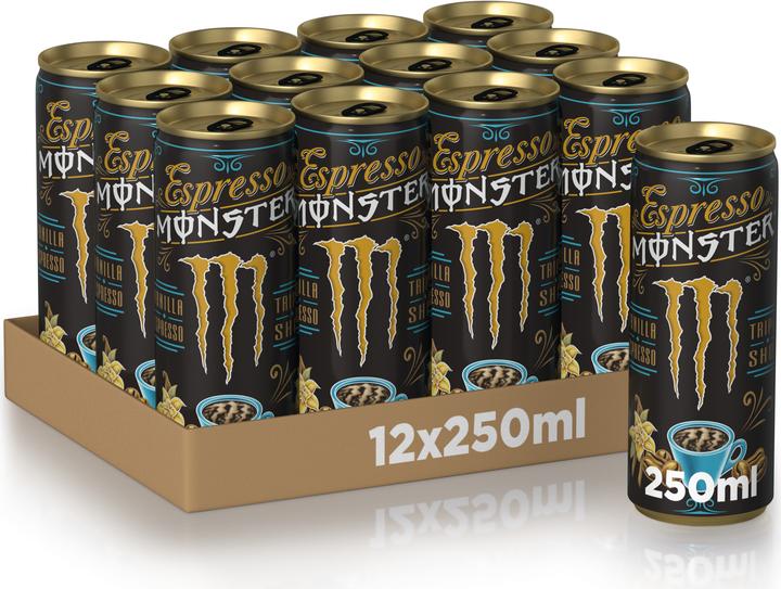 Image du produit Monster Energy Espresso vanille (12 x 25 cl)
