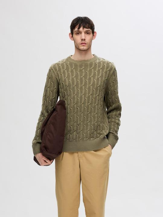 Image du produit Selected Homme Pull en maille torsadée (S)