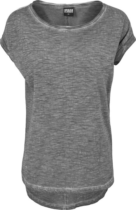 Urban Classics Ladies Long Back Shaped Spray Dye Tee