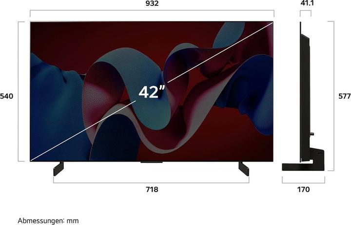 Produktbild LG TV OLED42C48LA (2024) (42", C4, OLED, 4K, 2024)