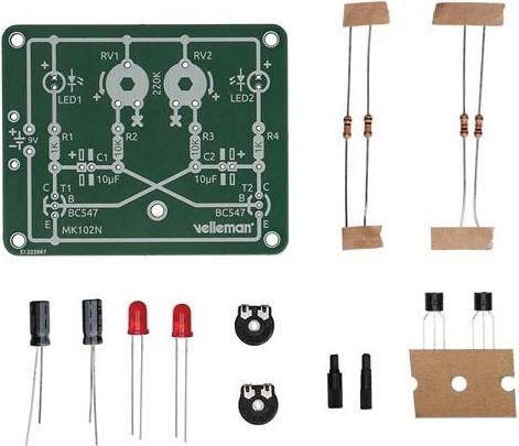 Actual product image Whadda Learning To Solder - Blinking Leds