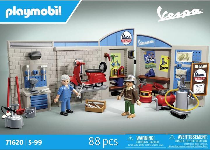 Actual product image Playmobil 60s Vespa workshop (71620, Playmobil City Life)