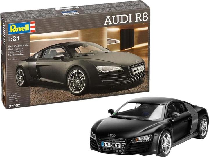 Produktbild Revell Audi R8 matt schwarz