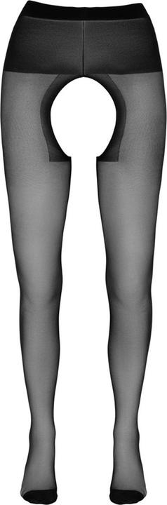 Actual product image Cottelli Collection crotchless pantyhose (XS)
