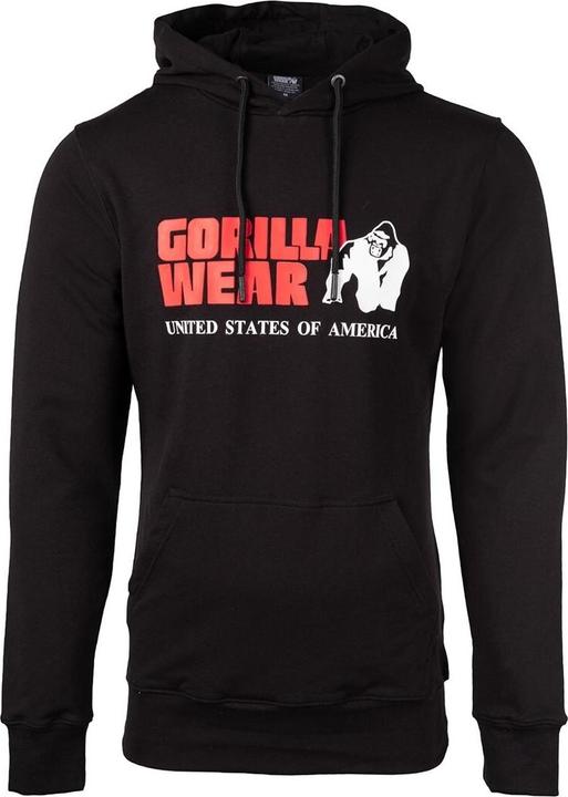 Gorilla Wear Classic Hoodie Schwarz (S)